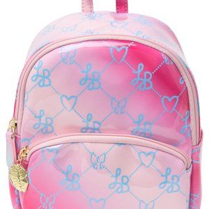 Luv Betsey by Betsey Johnson Small Patent Backpack in Tie Dye Pink